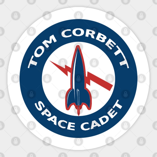 Tom Corbett.  Space Cadet.  1950's TV show Sticker by fiercewoman101